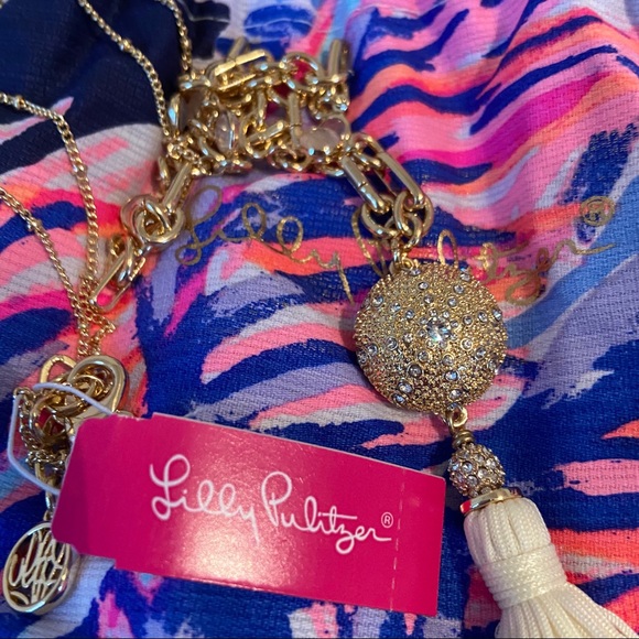 Lilly Pulitzer Jewelry - NWT Lilly Pulitzer Tassel Necklace